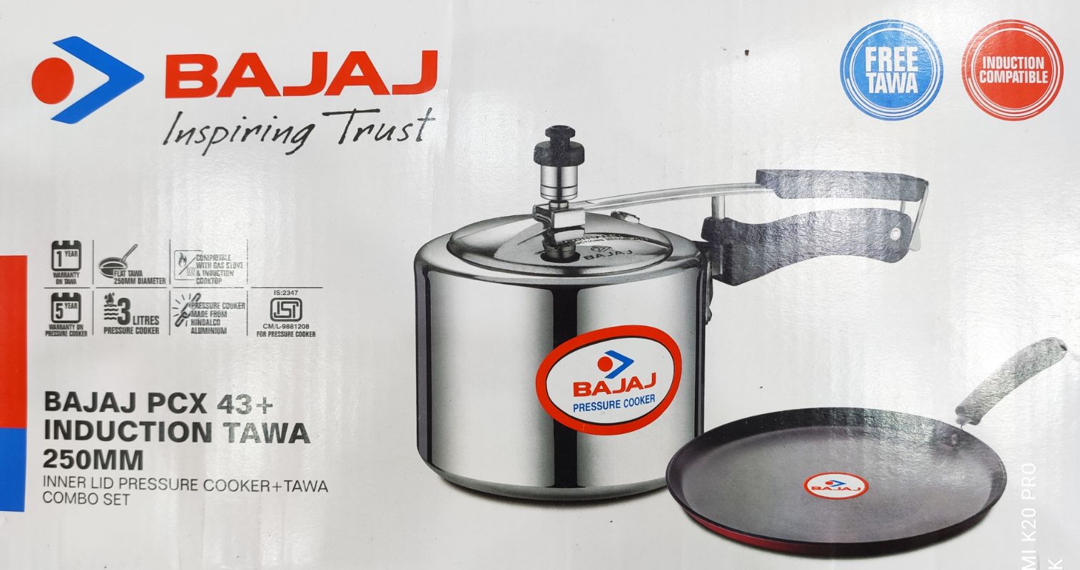 Bajaj 5 2024 litre pressure cooker