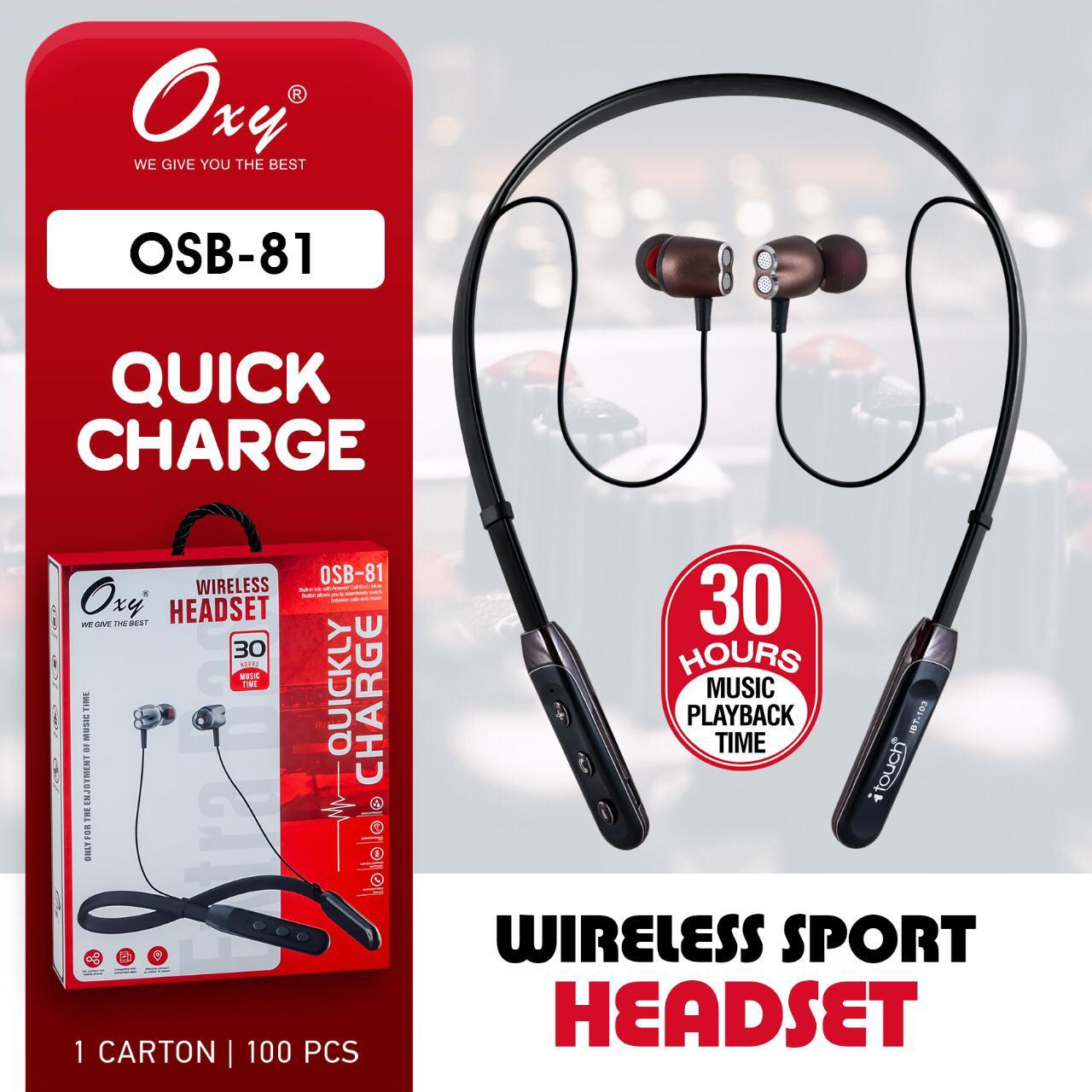 Buy Oxy OSB 81 Wireless Bluetooth Earphone online from Mohit