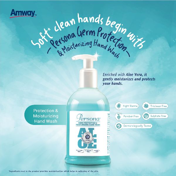Buy Persona Germ Protection & Moisturizing Hand Wash online from AMWAY  RETAILER
