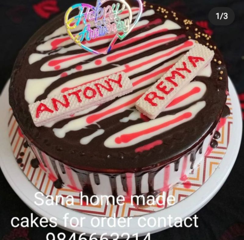 Dolffin Cakes on LinkedIn: Beautiful birthday cake for twins🧡🩷💜♥️  chocolate cake na bubble gum…