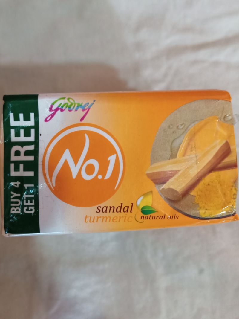 Godrej No. 1 Sandal and Turmeric Beauty Soap 115g (Pack of 6) - Walmart.com