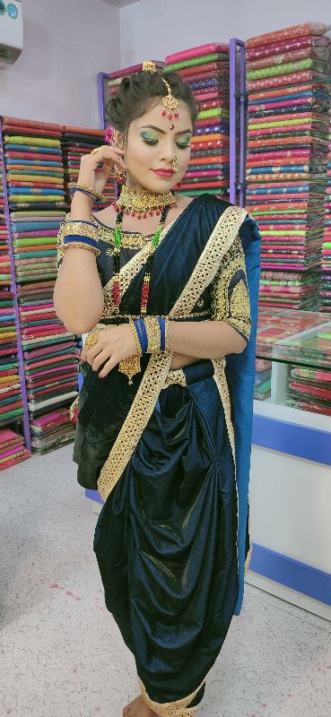 Buy Nauvari Saree Online In India - Etsy India