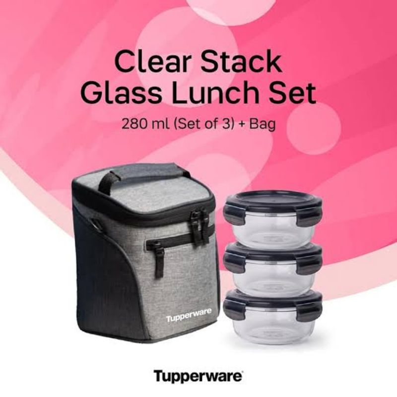 Introducing the Clear Stack Glass set - Tupperware India