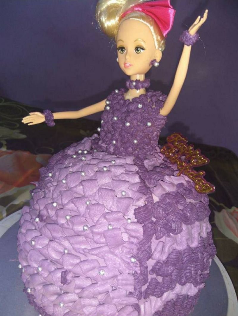 Savory Sweet and Satisfying: Dark Chocolate Barbie Cake with Raspberry  Buttercream