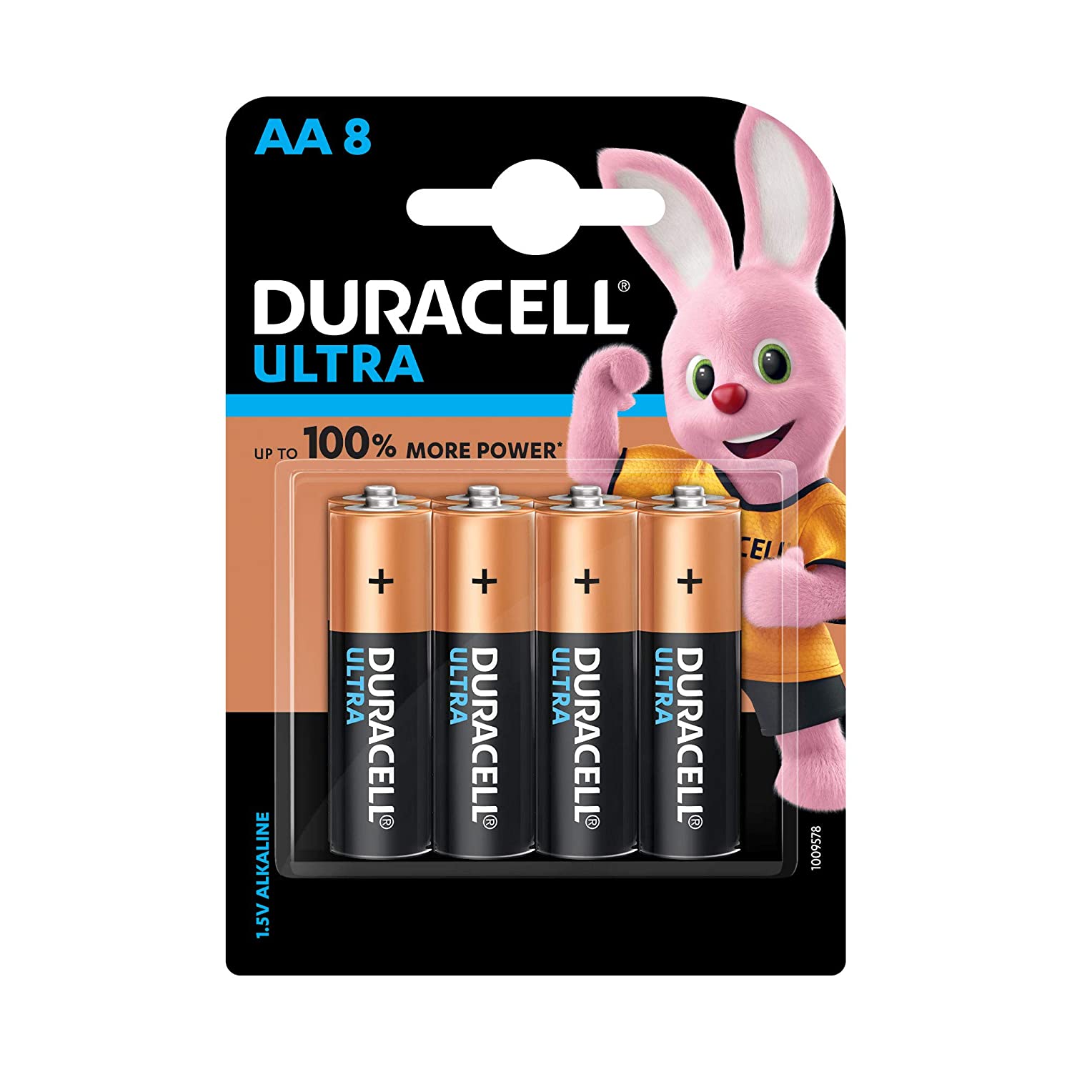 Duracell Plus AA Alkaline Batteries, LR6 - Pack of 8