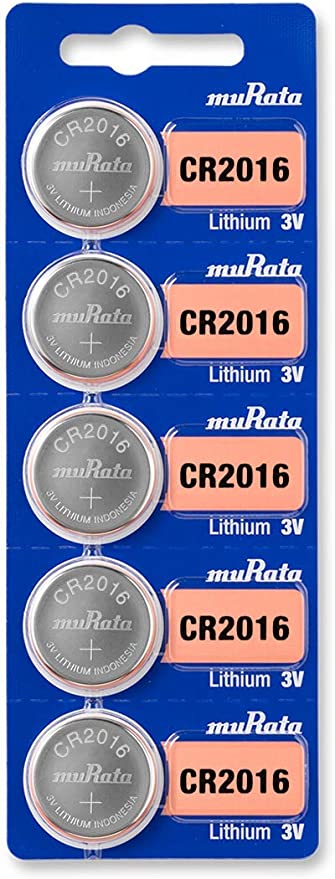 muRata Lithium Coin batteries CR2016, CR 2016