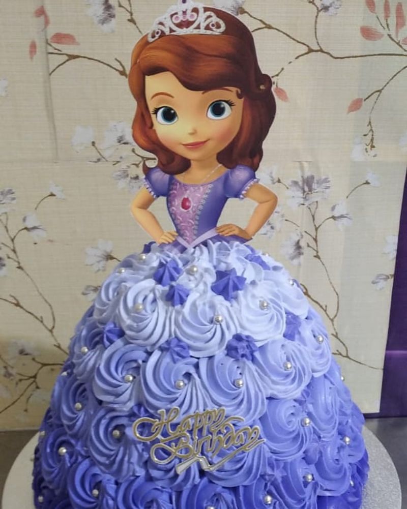 Sofia Theme Cake by Creme Castle