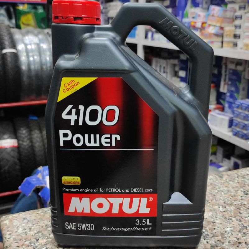 Motul 4100 Power 5W30 API SM/CF Semi Synthetic Engine Oil for