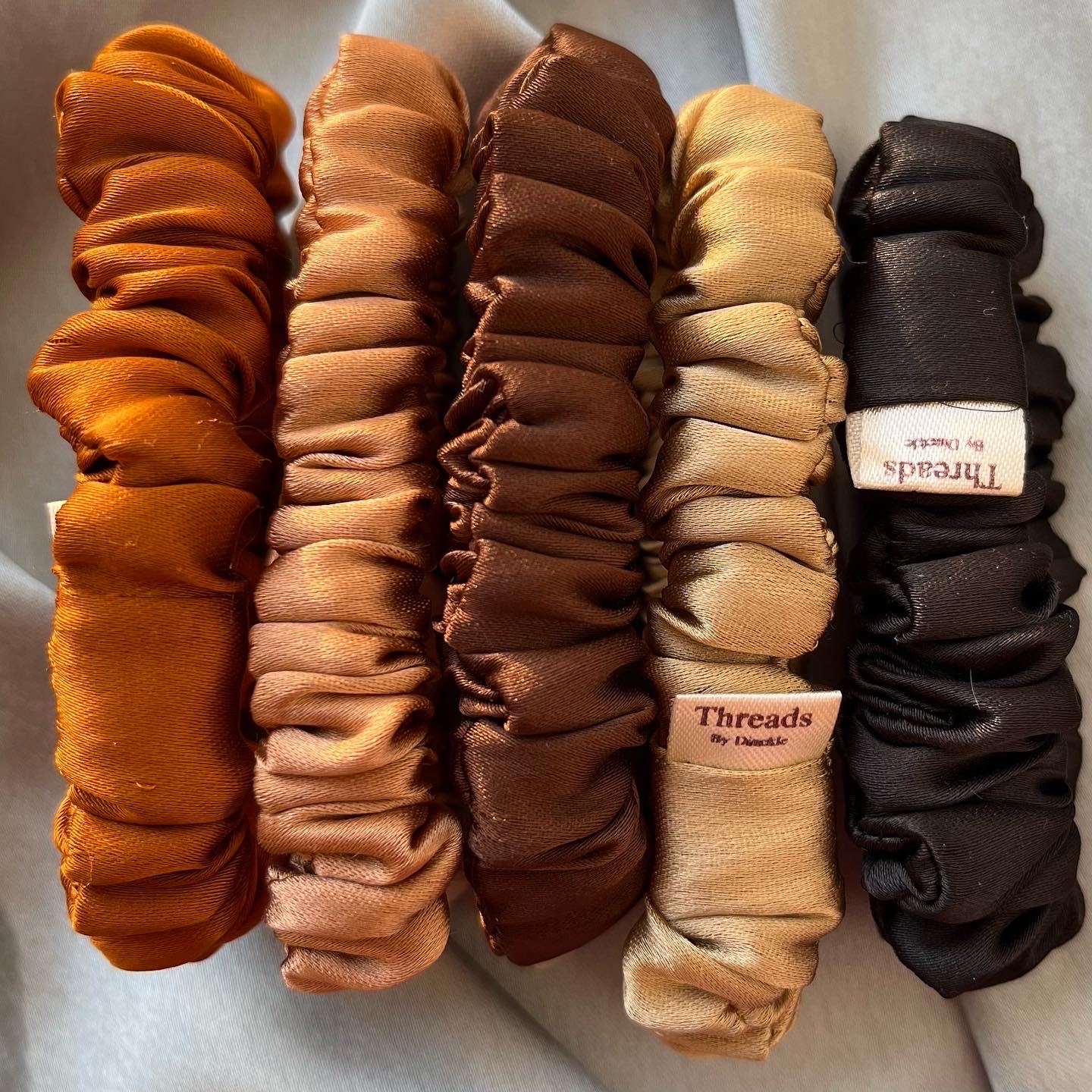Lilliput Ruffled Scrunchies | Luxe Coffee Set - Threads By