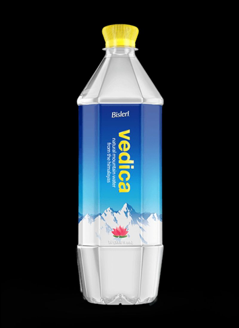 Buy Bisleri Vedica 1 Litre Water Bottles online from Maimoon Distributor