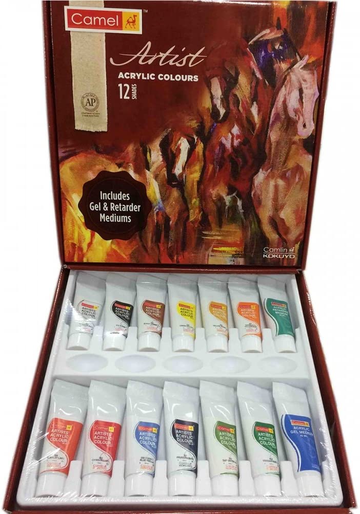 Camel Artist Acrylic Colour 40ml Paint Tubes Open Stock - Sitaram