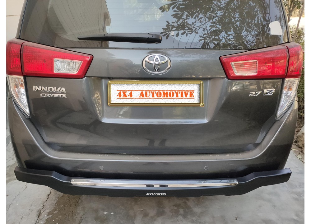 Innova crysta rear bumper store step guard