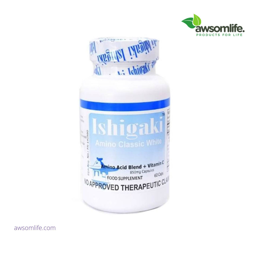 Buy Ishigaki L Glutathione Whitening Capsules online from awsom life