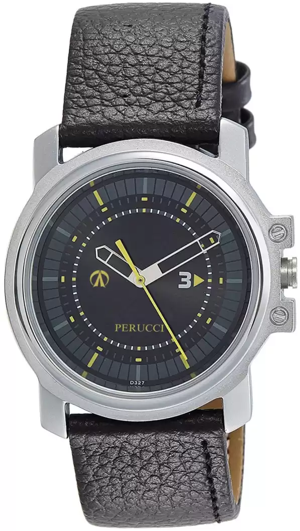 Analog Watch 3039sfg Fastrack Black Dial Watch For Men 3039sm02