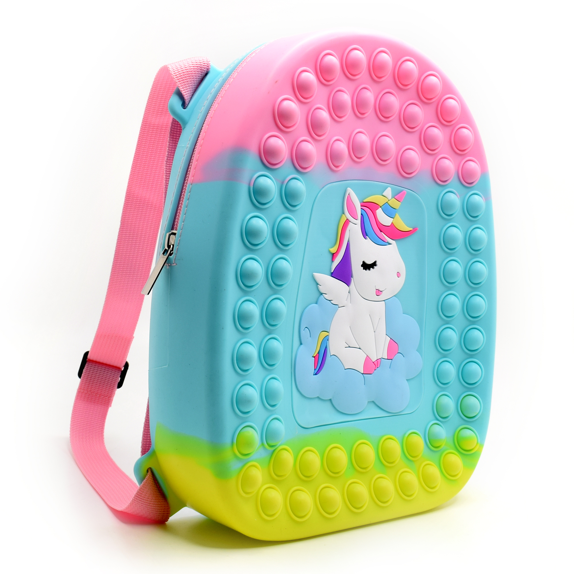 Buy Online: Aqua Blue PopIt Backpack Unicorn Design