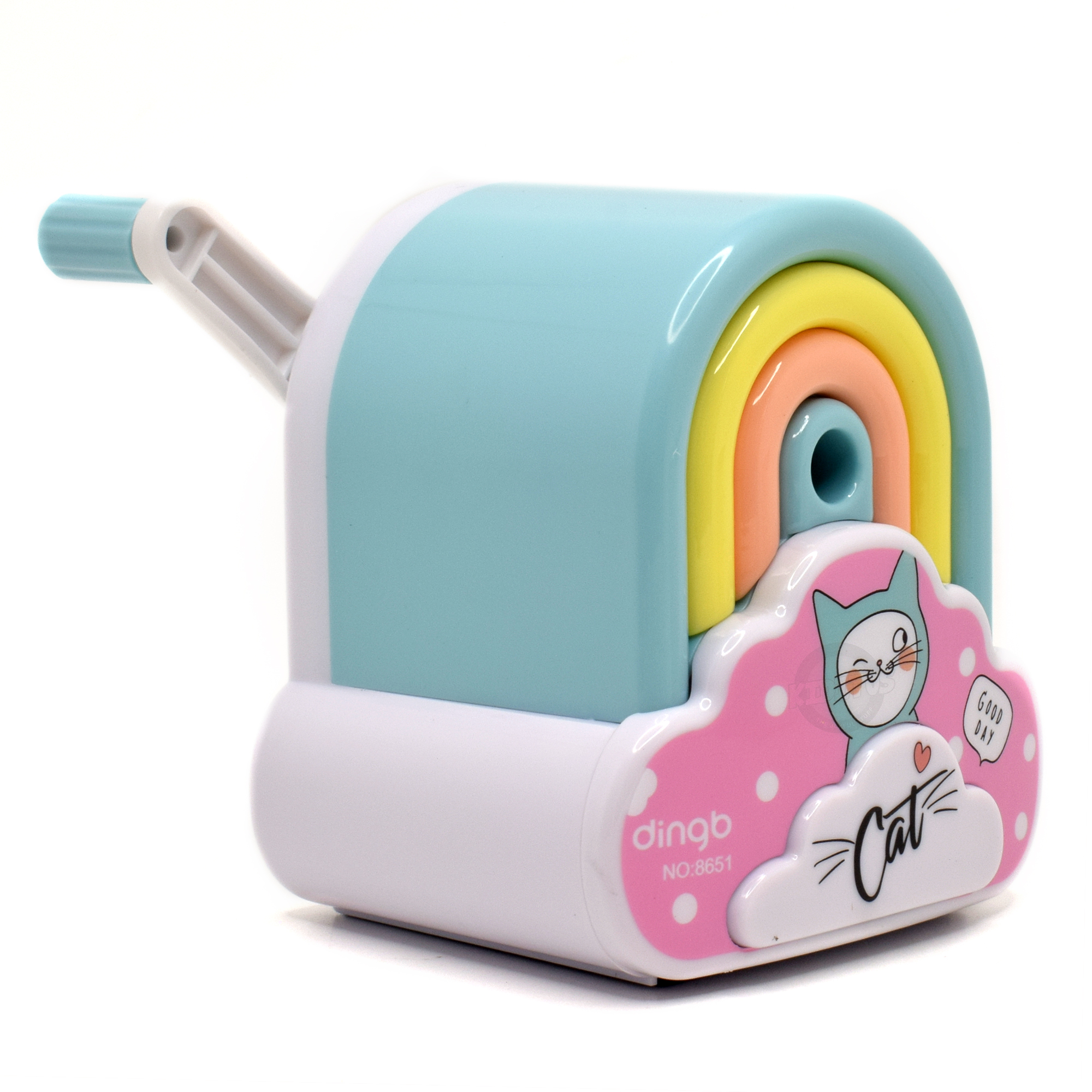 Colorful Cat Shaped Pencil Sharpener - Perfect Gift for Kids