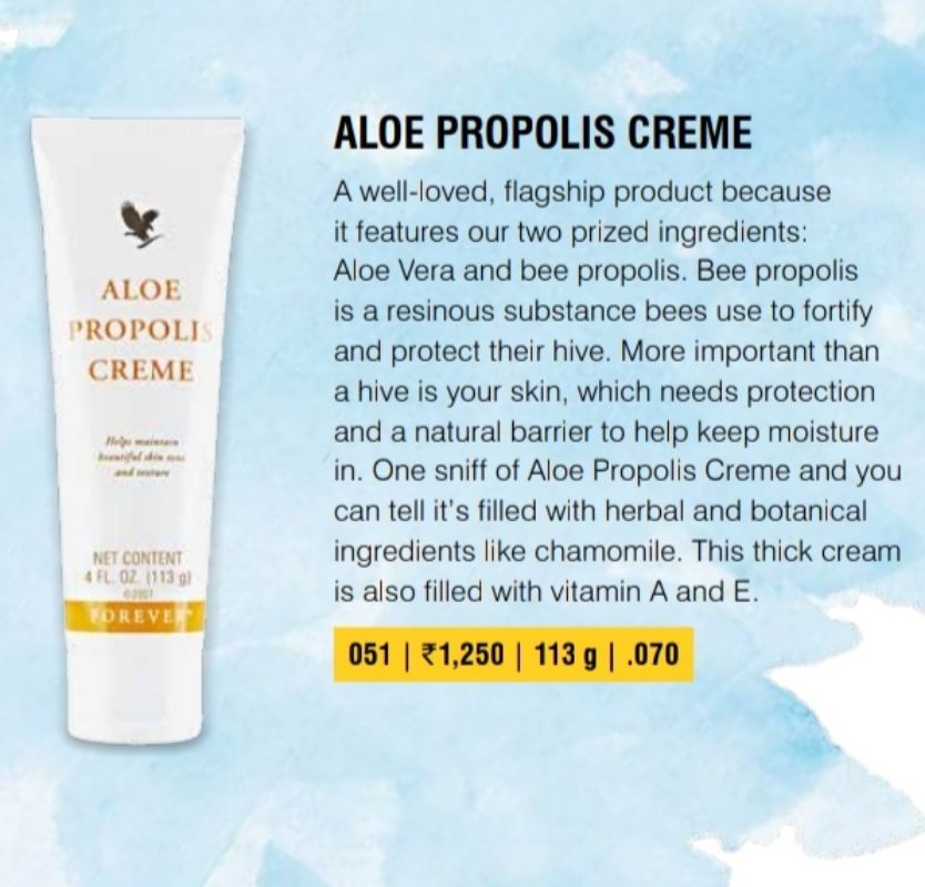 Buy Forever Aloe Propolis Creme online from Skin Care And Health Care  Products