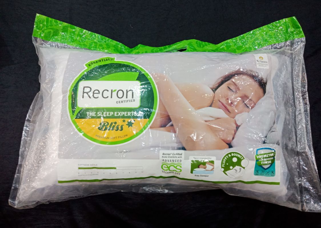 Recron pillow reliance fashion