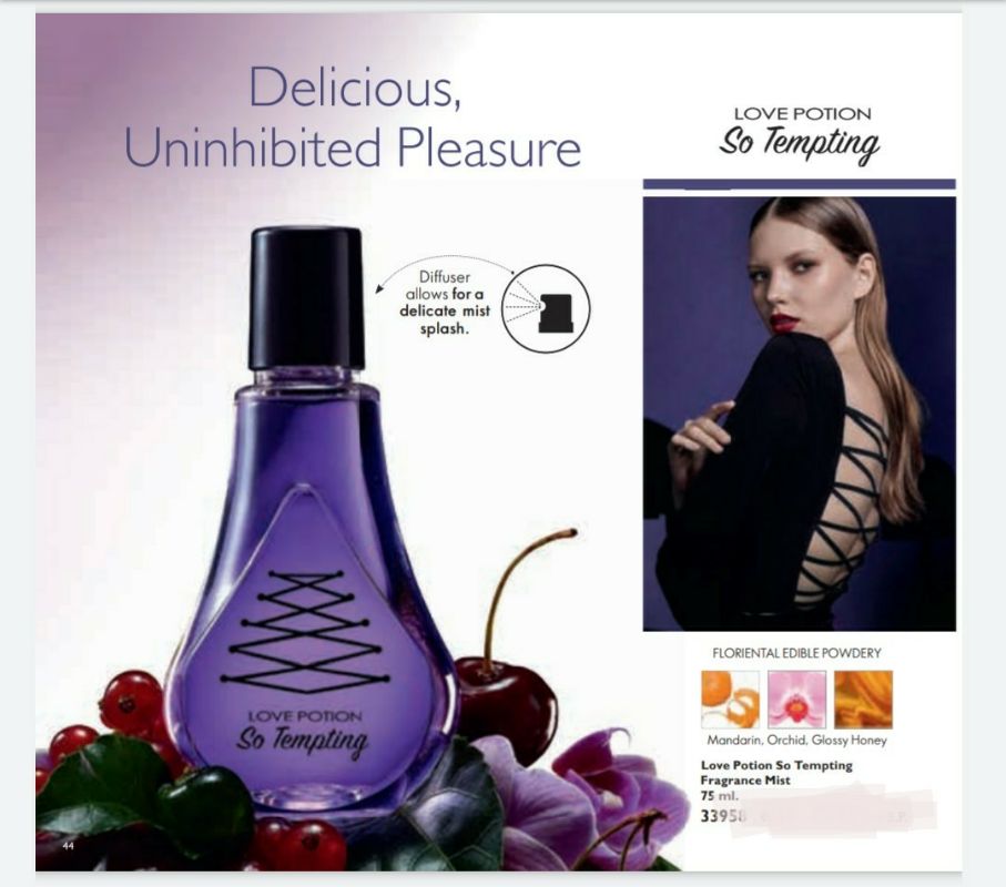 Wanginya Review Love Potion So Tempting Oriflame Female Spray Pump