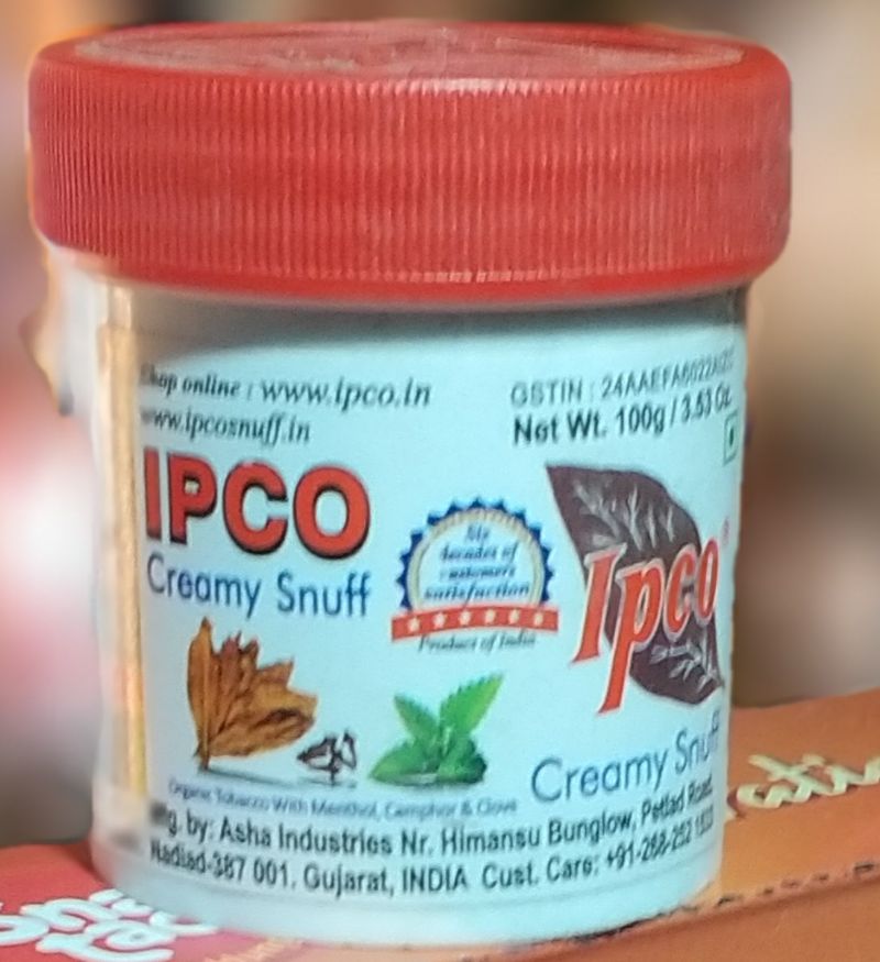 Buy Ipco Creamy Snuff online from Laxmi Kirana Stores,7984472982. ( Only  1000 Rs Online Sopping Free Home Delivery)