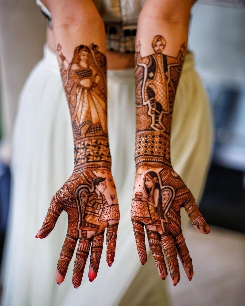 Rajasthani Mehndi Design. There is a lot of different Mehndi… | by Amit Deb  | Medium