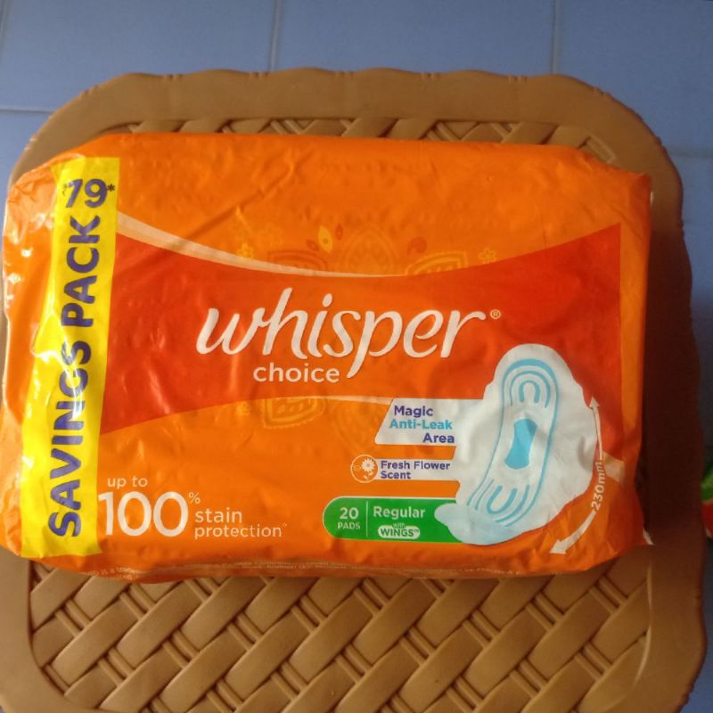 Buy Whisper Choice Regular 20 Pads online from ANIDIP MEDICAL STORE