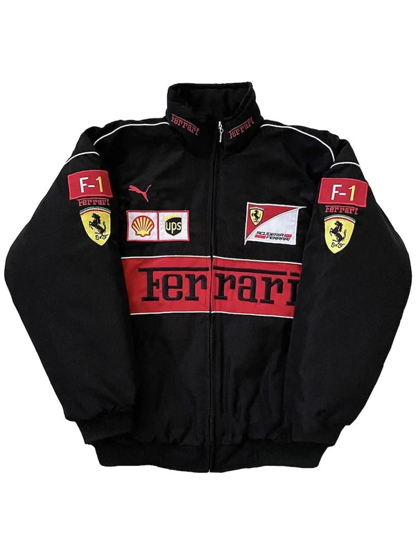 Ferrari F1 Jacket Premium Embroidery - THE GRID WEAR
