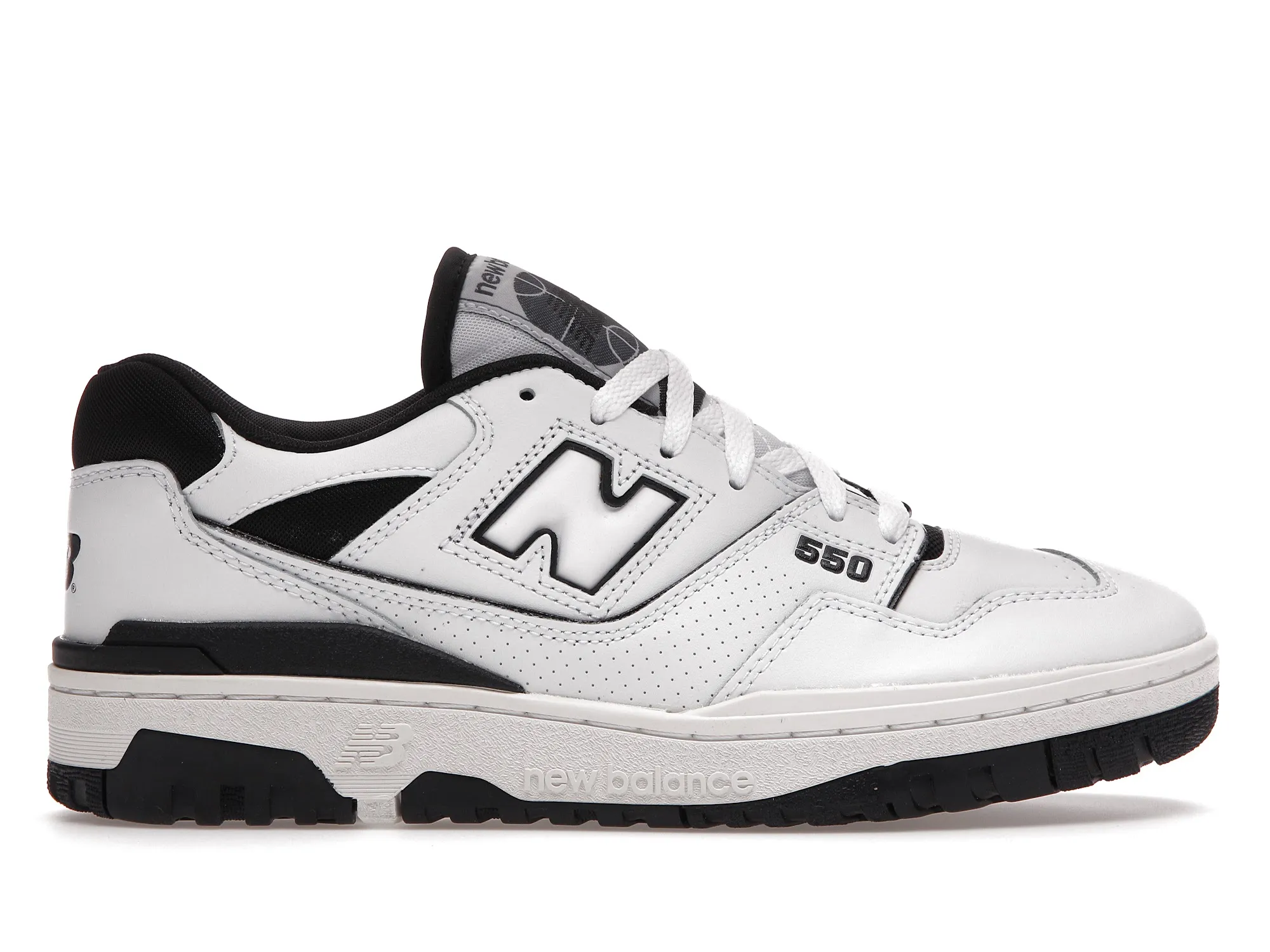 NEW BALANCE 550 BLACK WHITE - Hotkick