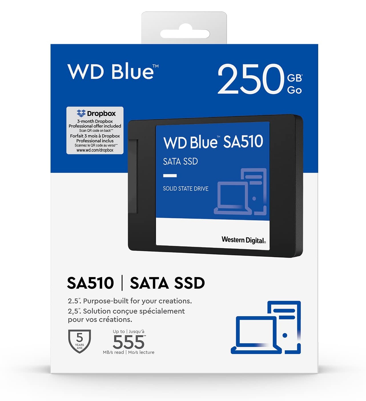 Western Digital 250GB SSD BLUE SATA 2.5'' (WDS250G3B0A-00AXR0