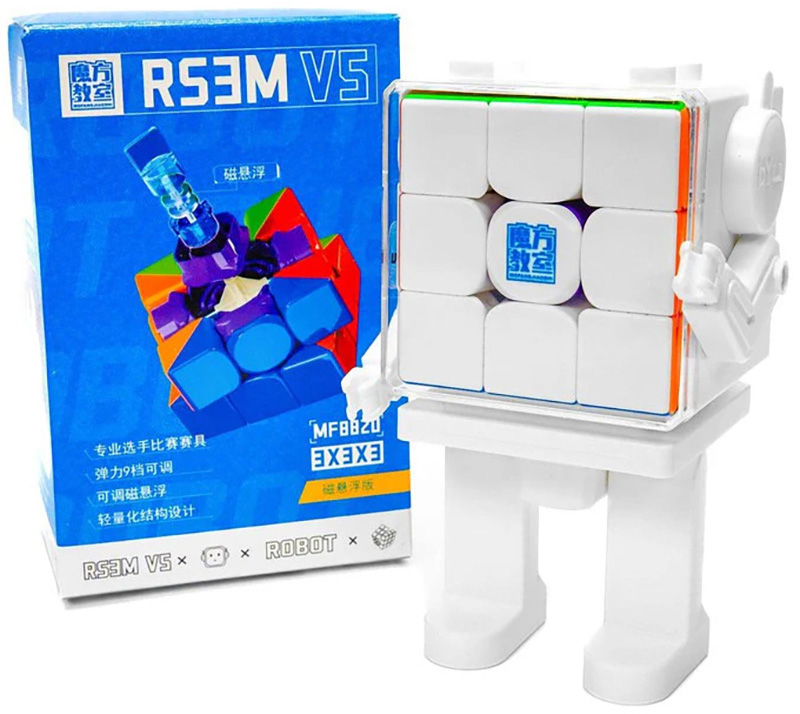 Moyu RS3M V5 3x3 Magnetic Speed Cube (MagLev) with Robot Display Box