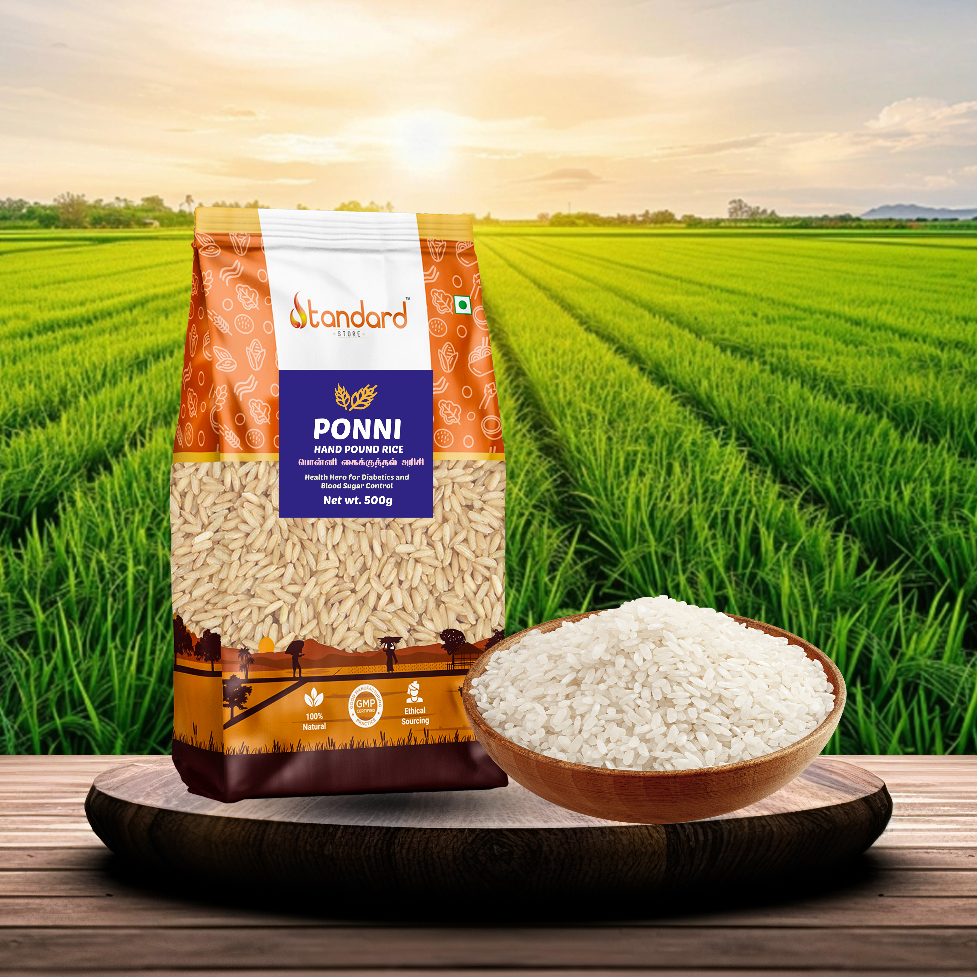 Ponni Hand Pound Rice: Authentic & Nutritious