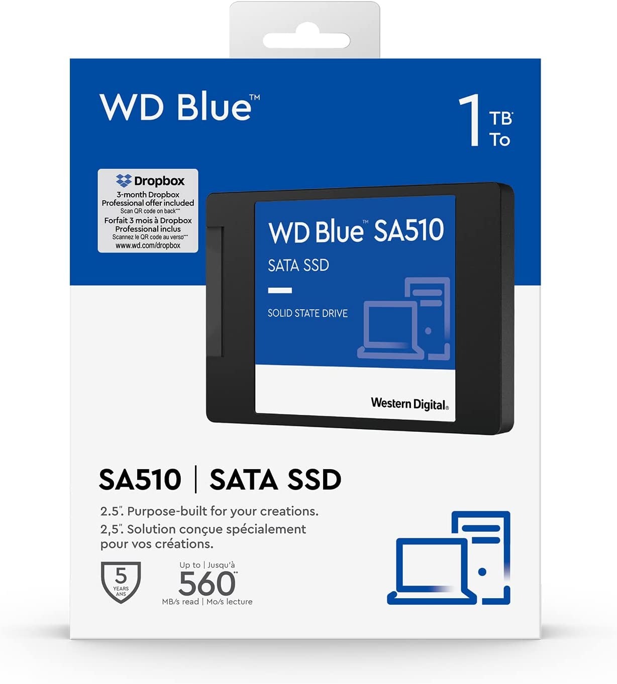 Buy Western Digital 1TB SSD Blue SATA 2.5'' SA510 (WDS100T3B0A