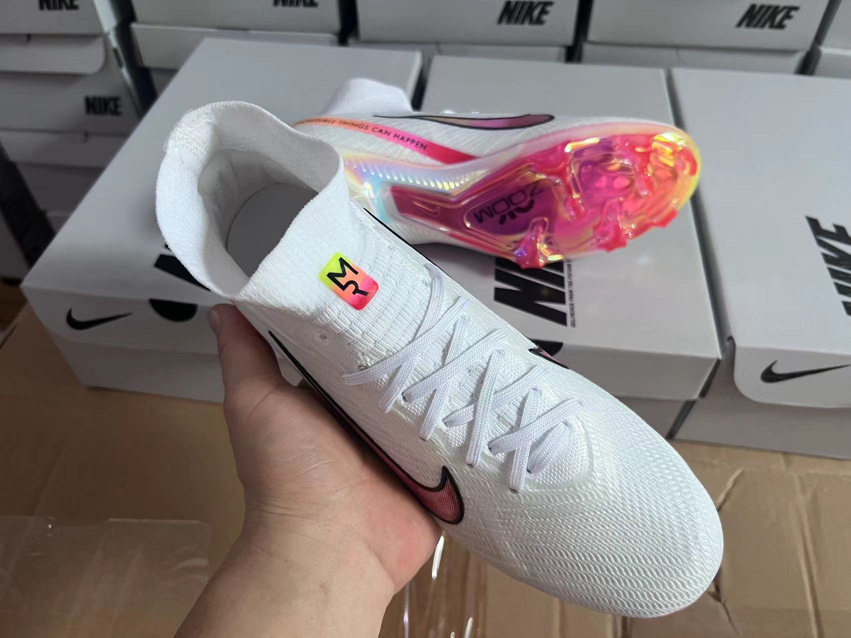 Nike Air Zoom Mercurial Superfly IX Elite FG White