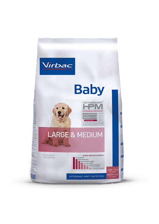 Virbac Baby Dog Large & Medium 3kg Roms N Raks