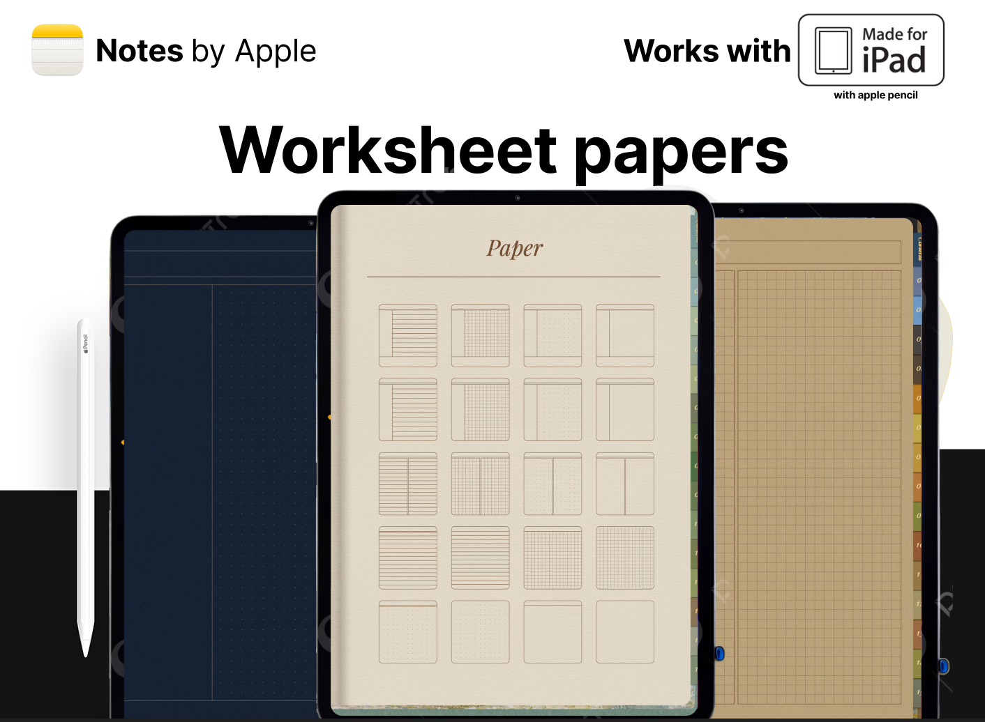 Apple Notes workbook papers: 20+Template Free