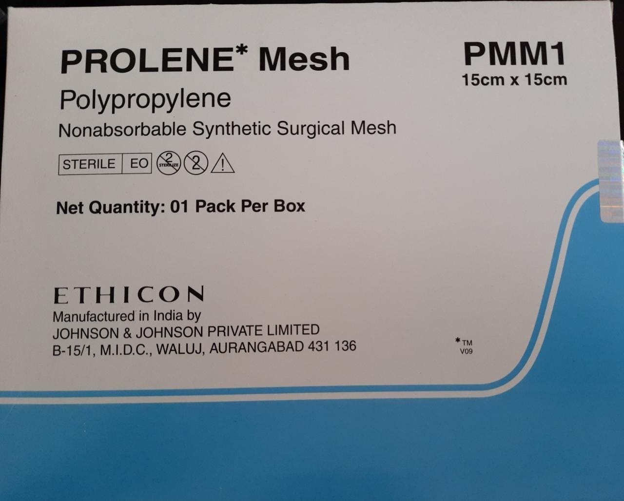 Prolene Mesh 15x15 Jhonson & Jhosnon . SHOP NOW