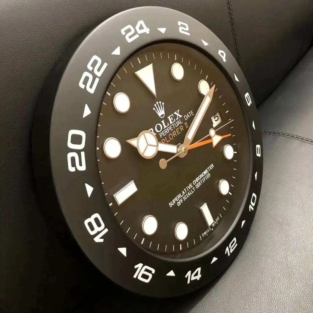Rolex Explorer II wall clock - Brand Lounge