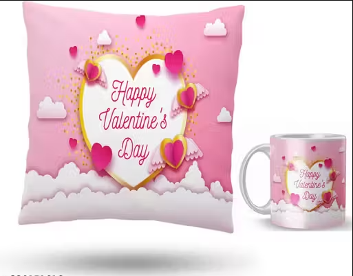 Year Husband Gift Set New Valentine Gift Set Cushion Mug Cushion-Mug-4228