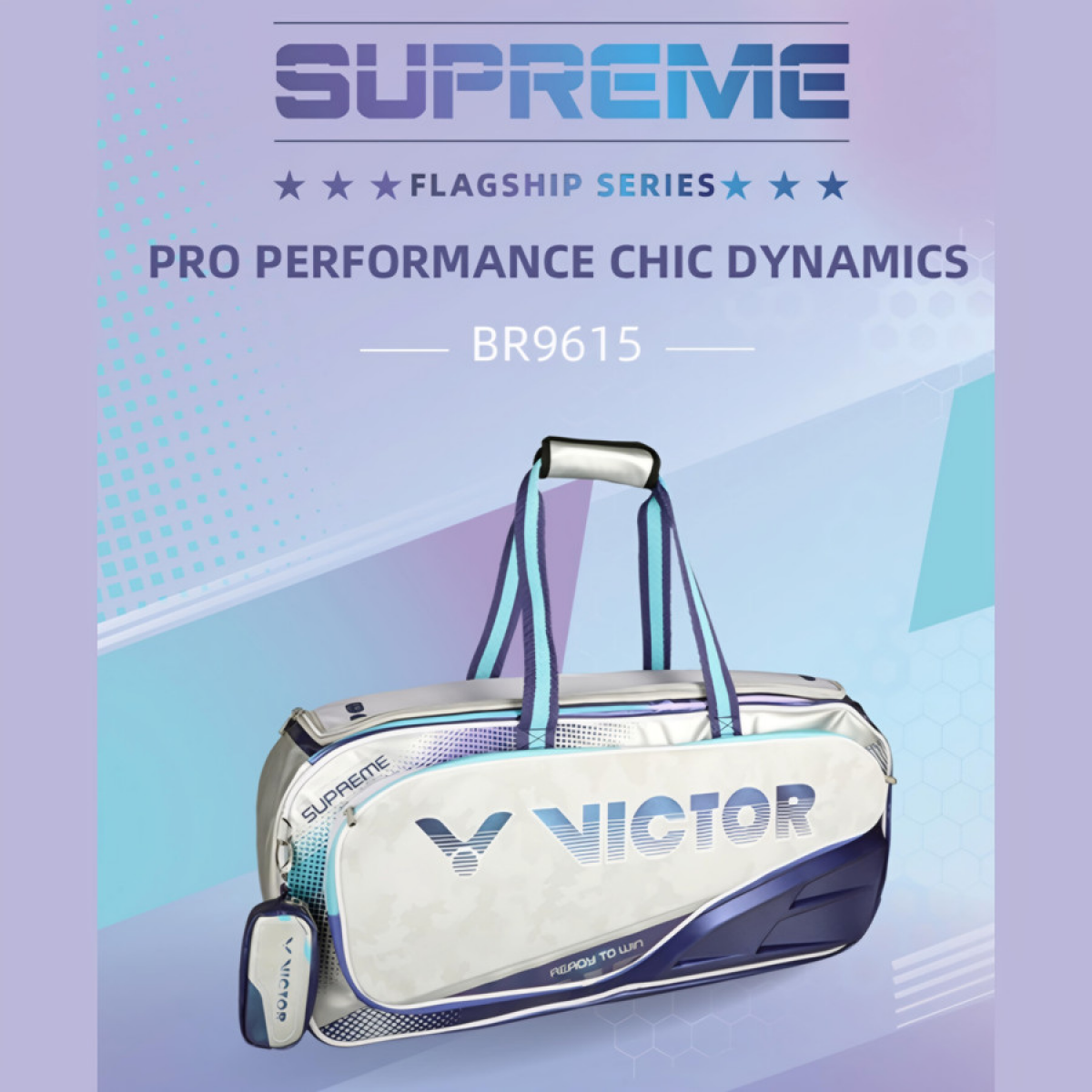 Victor BR 9615 Rectangular Kitbag - (Lunar Rock / Future Dusk