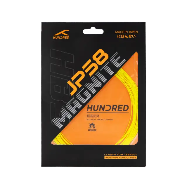 Hundred JP58 Magnite Badminton String (0.58 MM) Warrior Sports (India)