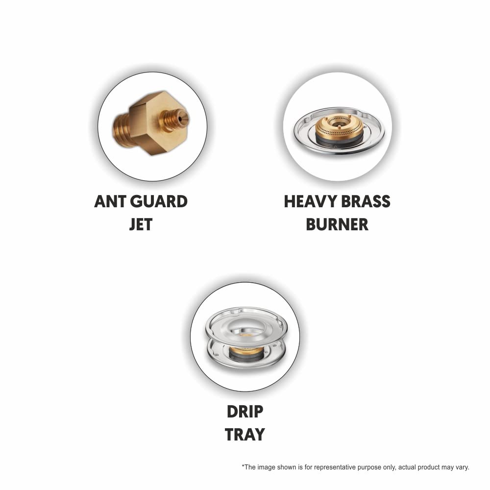 Preethi Zeal Pro 2-Burner With Jumbo Burner