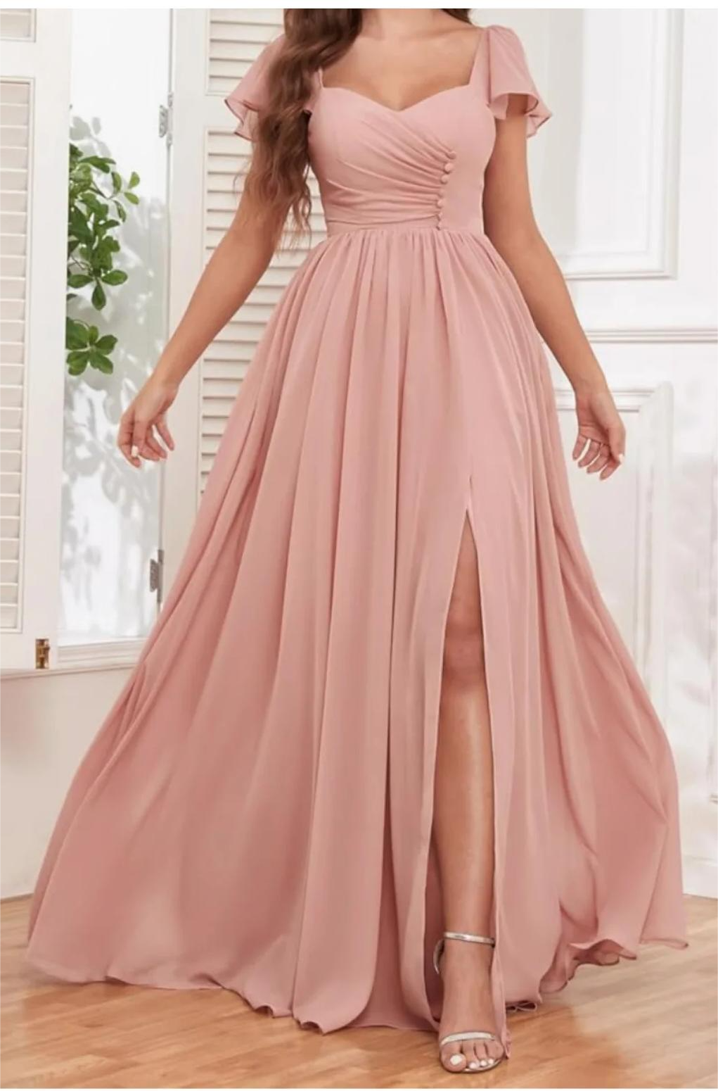 So Snatched Ribbed Maxi Pink