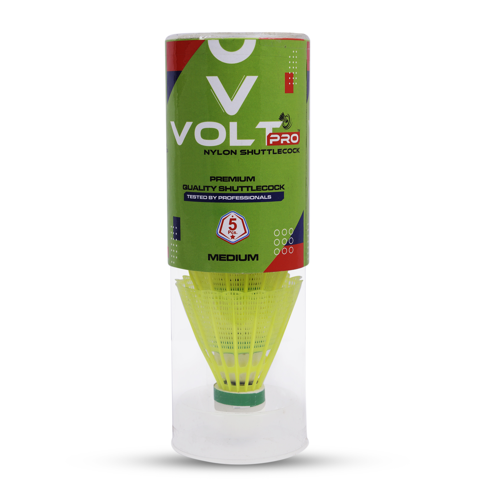 Volt Pro Wooden Cork Base Nylon Shuttlecock