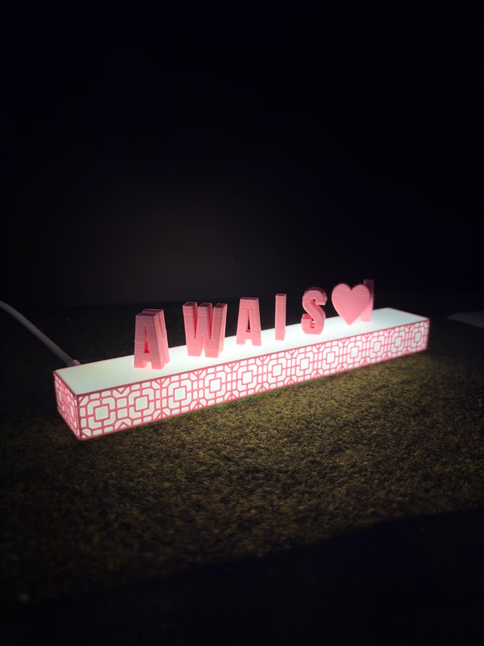 Dual-Name Nameplate (N-3) - Vextro3D LAB