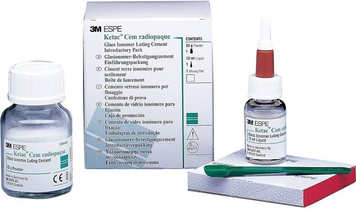 Ciment Verre Ionomère Ketac Cem 3M - Triple Pack Pour Scellement Dentaire, Neuf