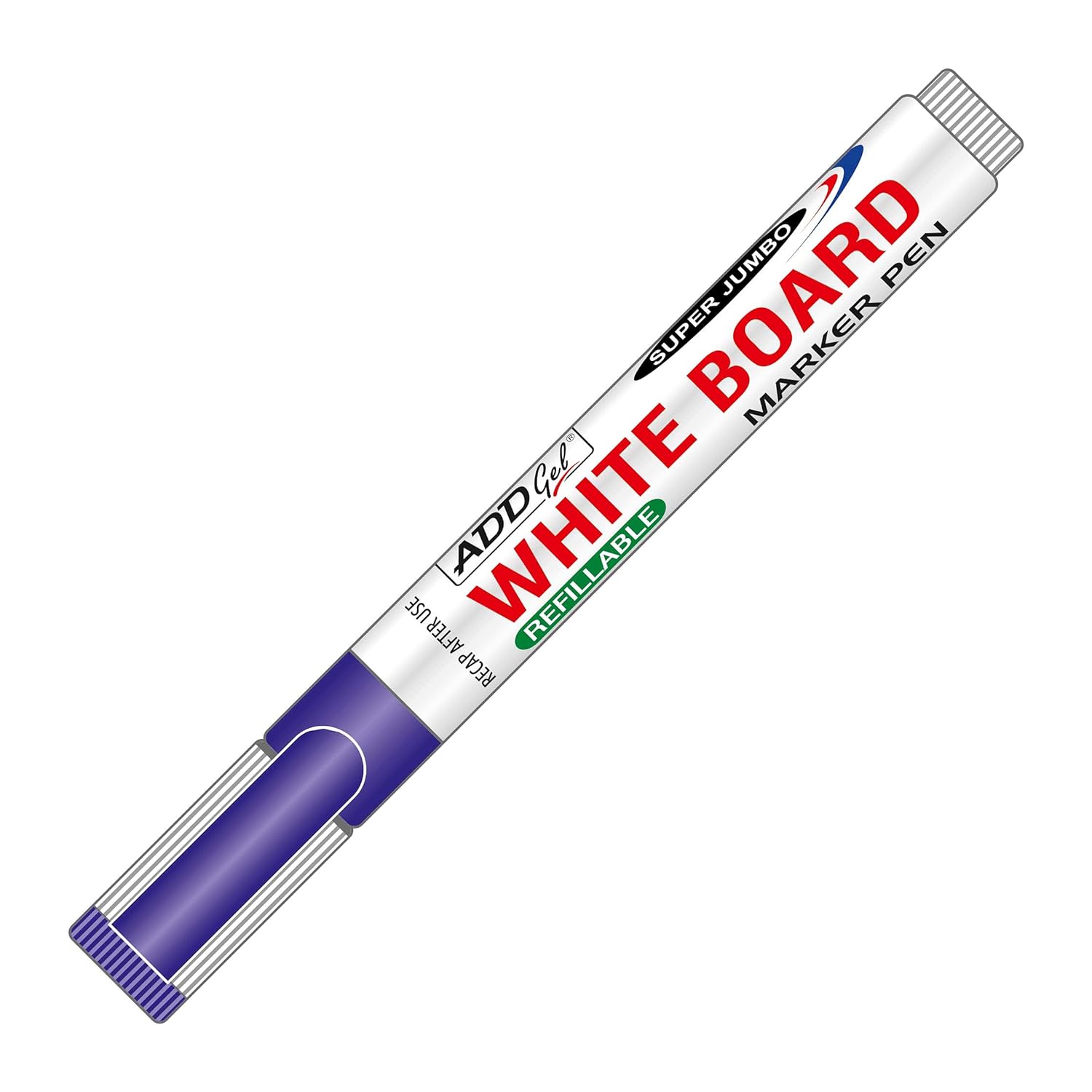Add Gel White Board Marker Pen Blue Color