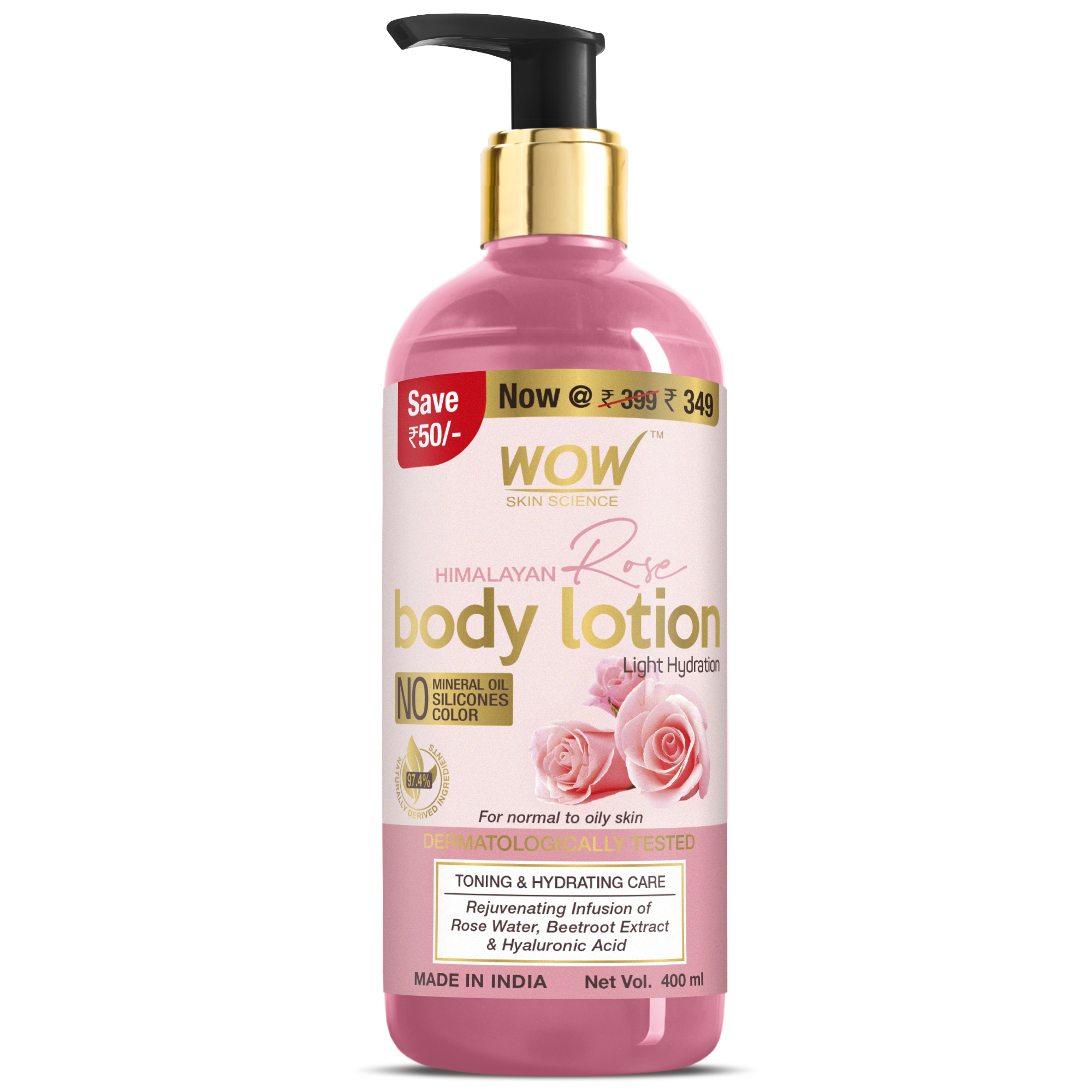 Himalayan Rose Body Lotion 400mL Buy Wow