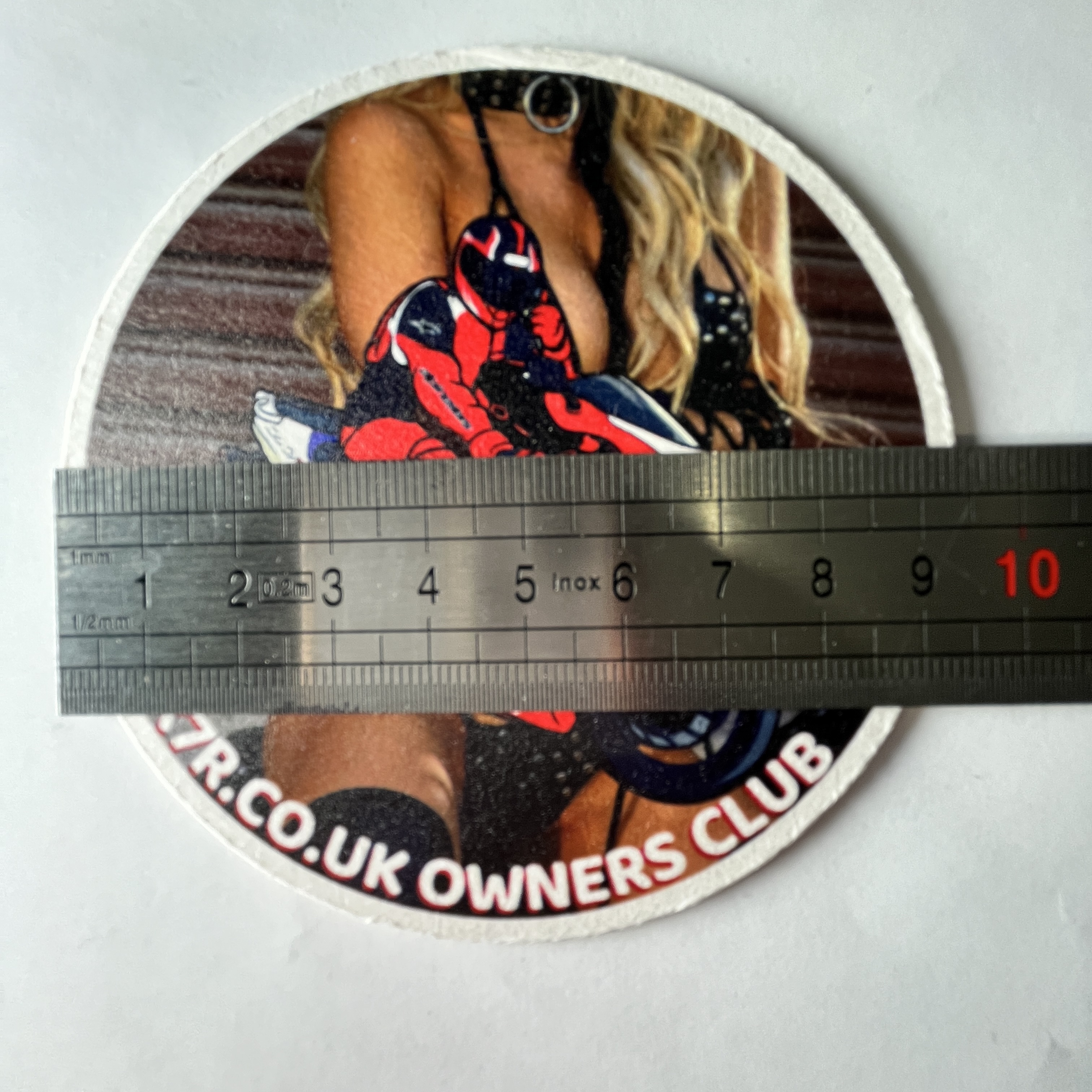 Premium 9.5cm RED ZX7r Coasters - Enhance Your Decor