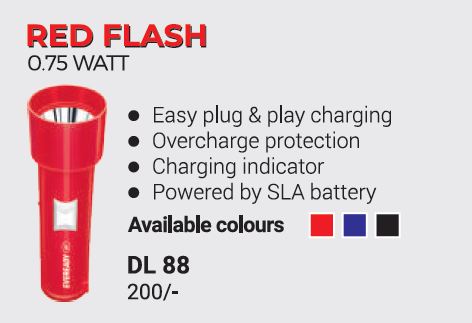 can you overcharge a rechargeable everready led flashlight battery Eveready DL84 Electra, Durable ABS Body, Easy Plug & Play Charging, SLA Battery, Protection : Buy Online at Best Price in KSA EVEREADY DL-88 Rechargeable Torch -