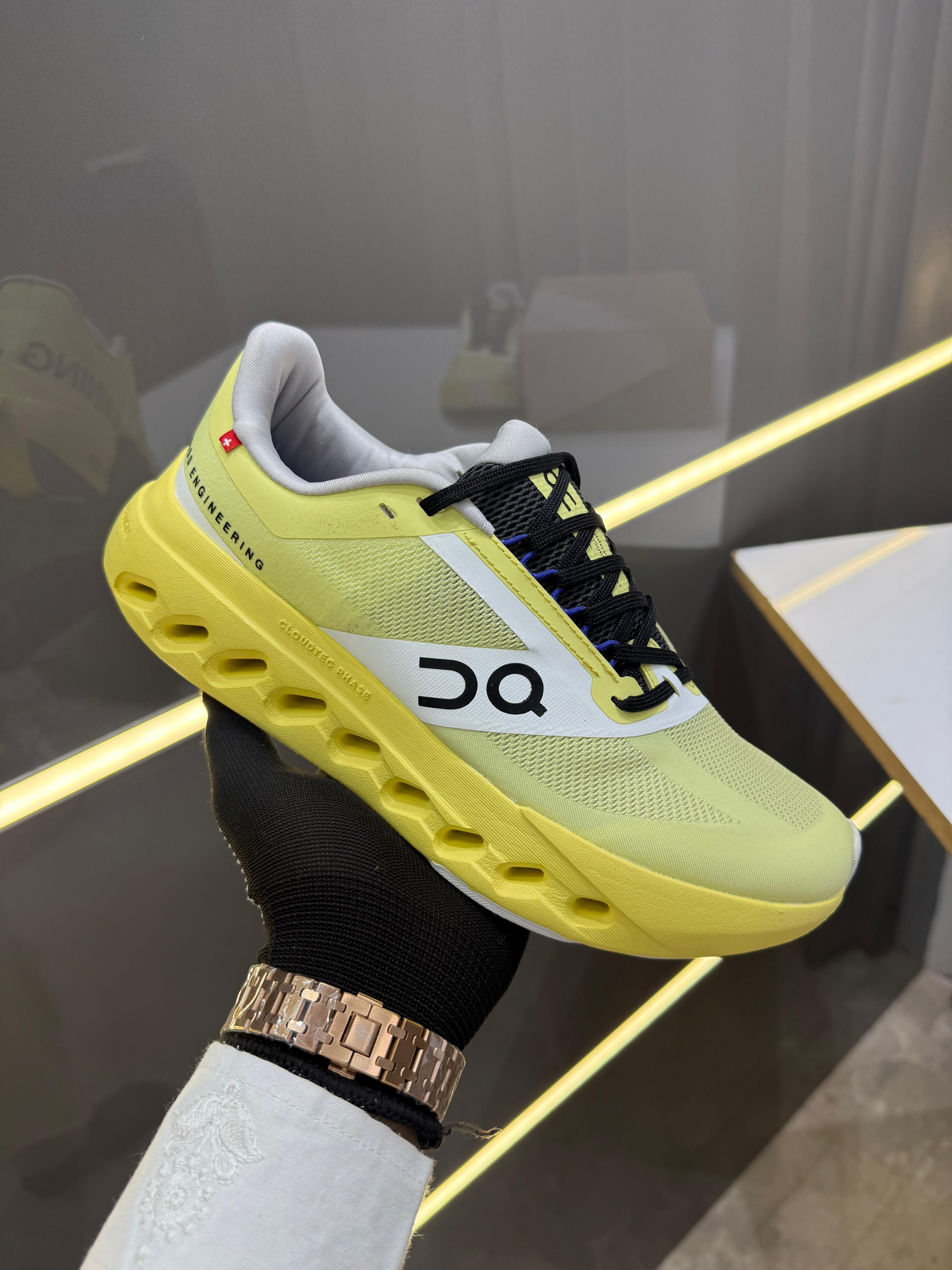 On Cloud Surfer Next Z5 Yellow Premium First Copy Top Notch 